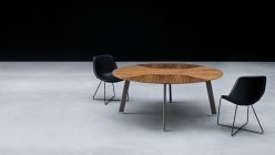 Stół konferencyjny simplic - blat stołu okrągły, okleina naturalna