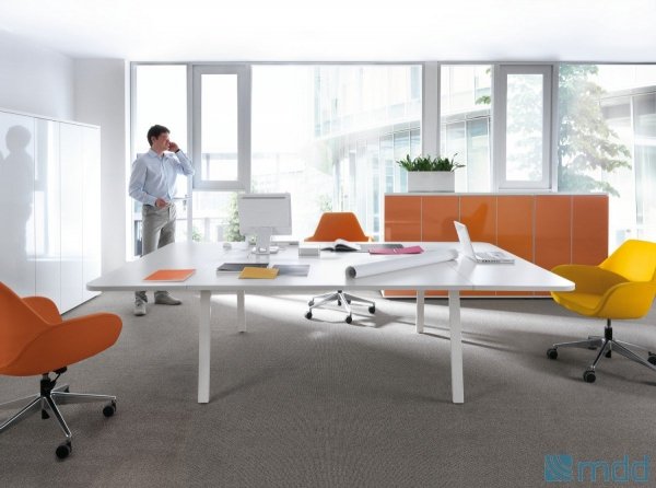 BIURKO PRACOWNICZE | CITY | BLF16 | Melamina 160cm