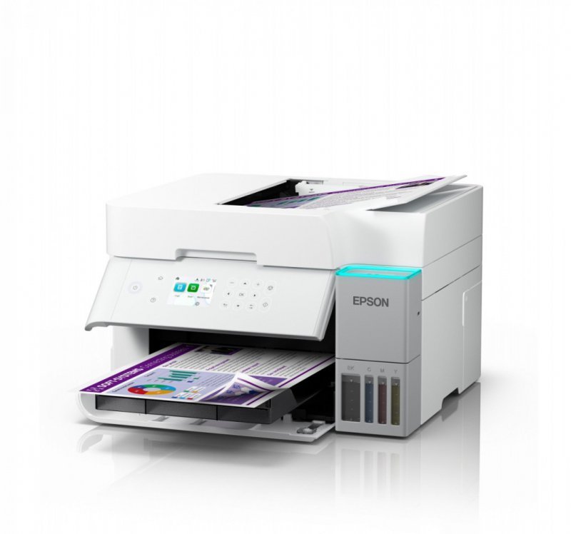 Epson Urządzenie wielofunkcyjne L6376 ITS białe A4/35ppm/W(LAN)/ADF2Scopy/100k