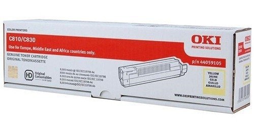 Toner Oki  C810^C830 8 K Yellow