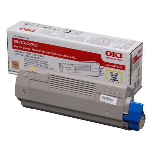 OKI Toner C5650^5750 Yellow (2k)