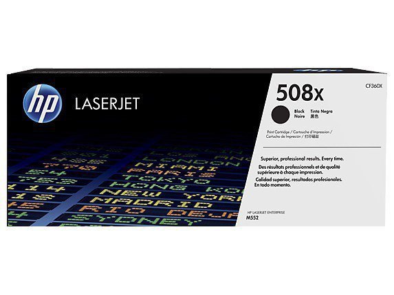 HP Inc. Toner 508X High Yield Black 12,5k CF360X