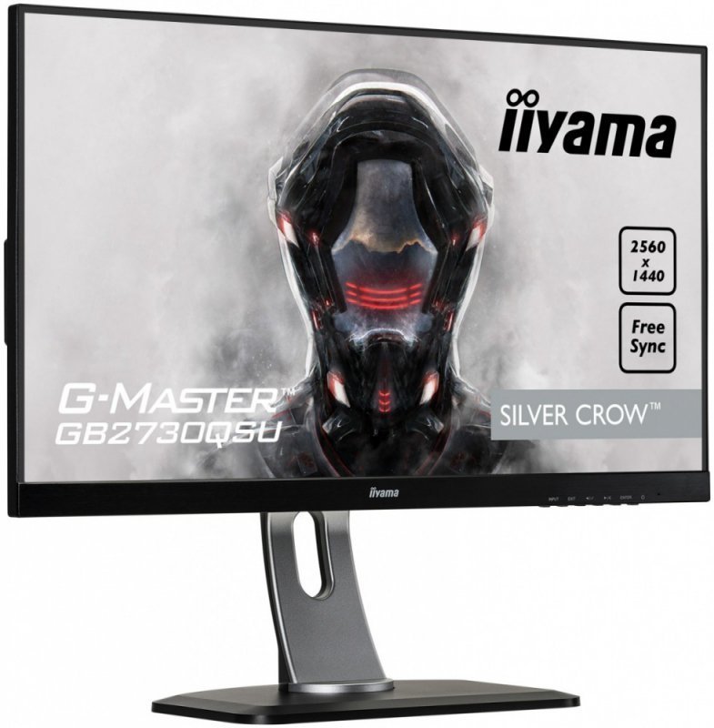 IIYAMA Monitor 27 GB2730QSU-B1 WQHD,75Hz,USB,HDMI,DP,PIVOT,1MS.