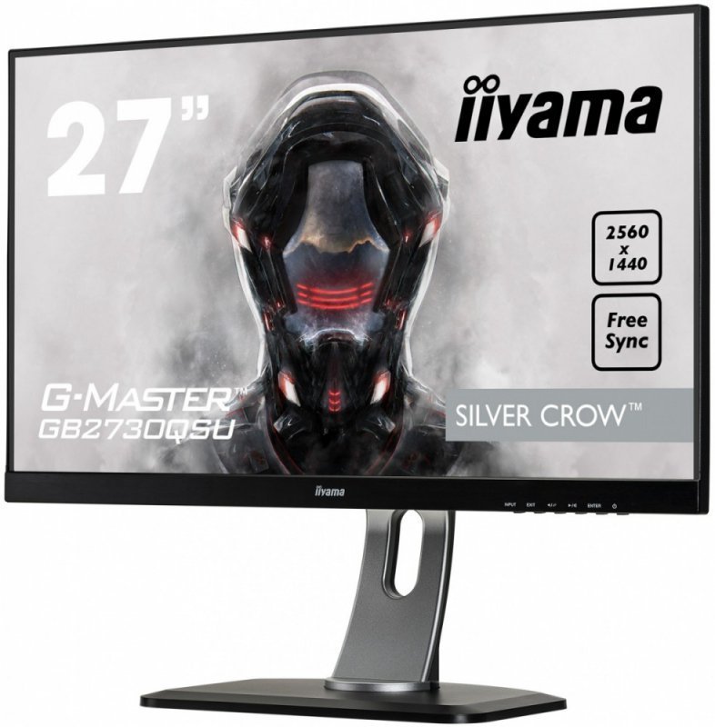 IIYAMA Monitor 27 GB2730QSU-B1 WQHD,75Hz,USB,HDMI,DP,PIVOT,1MS.