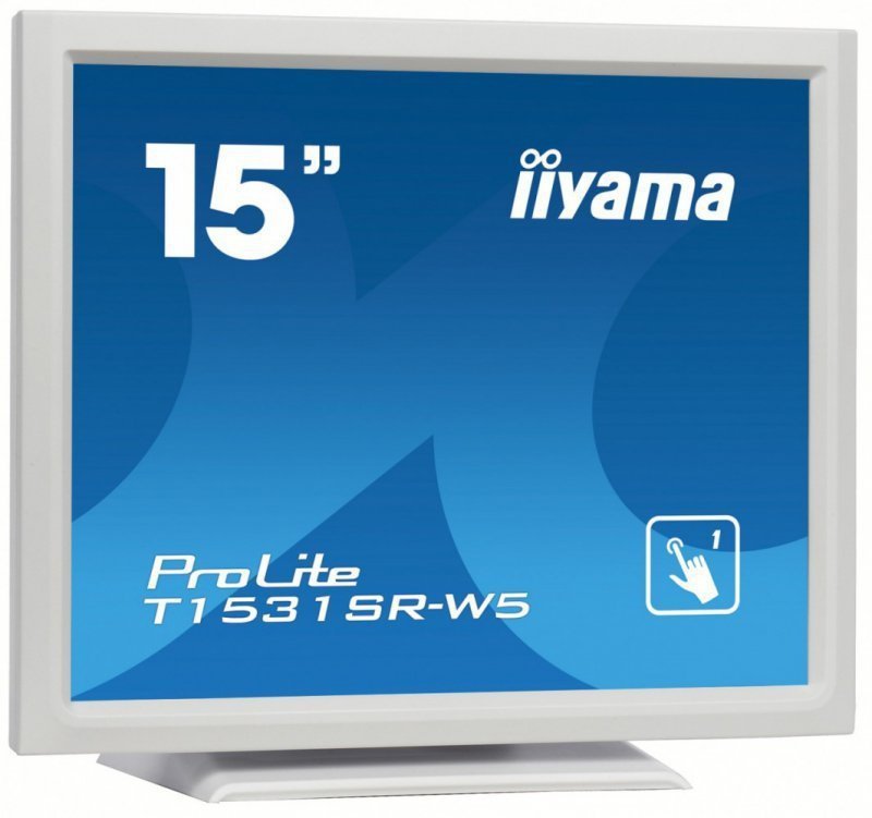 IIYAMA Monitor 15 cali T1531SR-W5 TN,RESISTIVE,HDMI,DP,VGA,głośniki,IP54