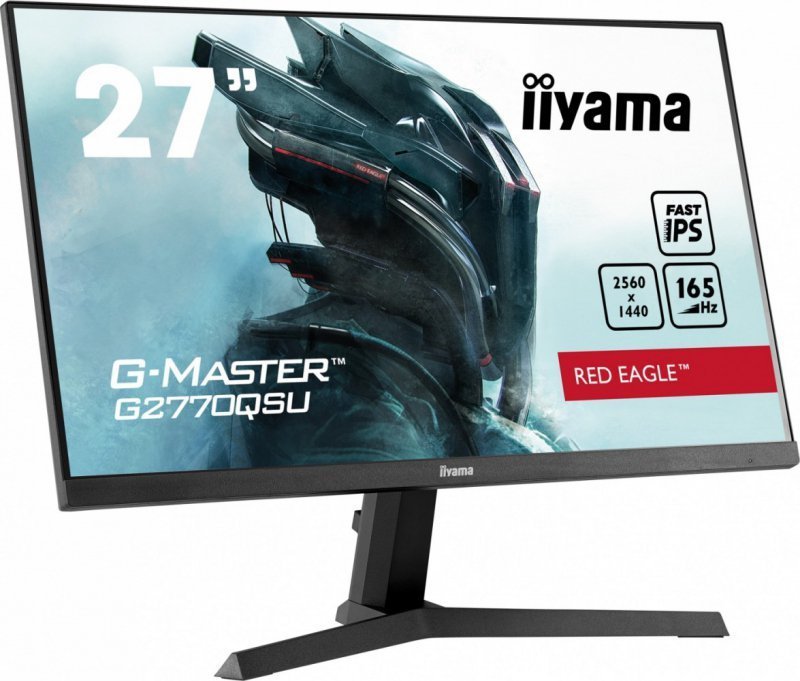 IIYAMA Monitor 27 cali G2770QSU-B1 0.5ms, IPS, DP, HDMI, 165Hz, 400cd^m2, USBx2
