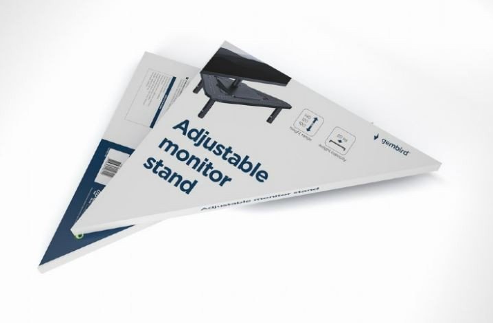 Gembird Stojak na monitor^laptop regulowany  (kształt trójkąta)