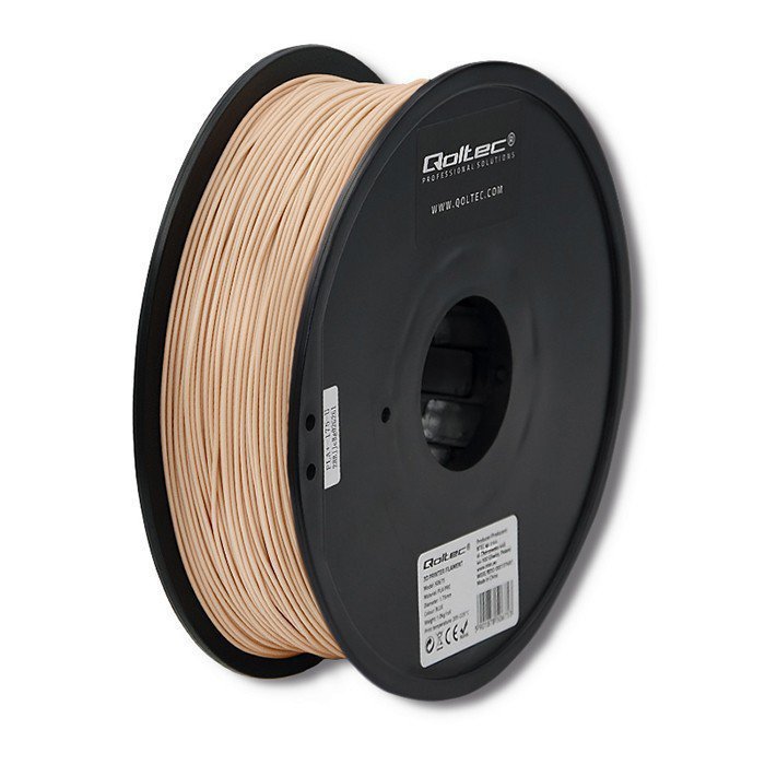 Qoltec Profesjonalny filament do druku 3D | ABS PRO | 1.75mm | 1kg | Cielisty