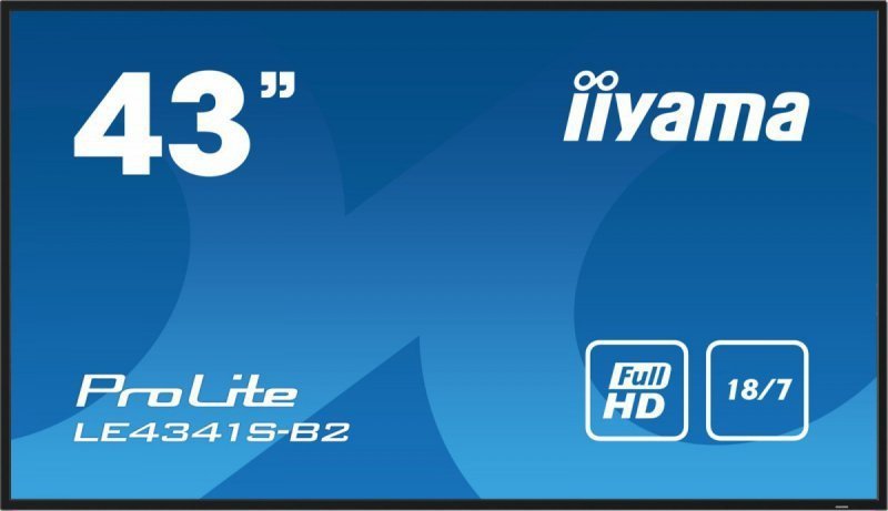 IIYAMA Monitor 42.5 cala ProLite LE4341S-B2 IPS,FHD,18^7,LAN,HDMI
