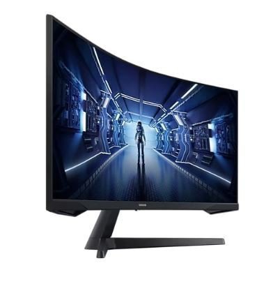 Samsung Monitor 34 cale LC34G55TWWPXEN VA 3440x1440 Ultra WQHD  21:9 format kinowy 1xHDMI^1xDP 1 ms (MPRT) zakrzywiony 165Hz Gam
