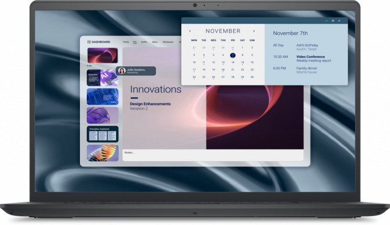 Dell Laptop Dell Pro 15 Essential PV15250 W11P i3-1305U|8GB|512GB|Intel UHD|FgrPr|WLAN+BT|15.6 FHD|BcklKb|3C|65W|3YPS Carbon Bla