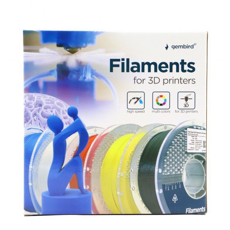 Gembird Filament PETG High Speed, 1,75 mm, 1 kg, czerwony