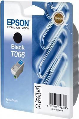 Wkład czarny do Epson Stylus C48 wyd.220 str,poj 10 ml T066