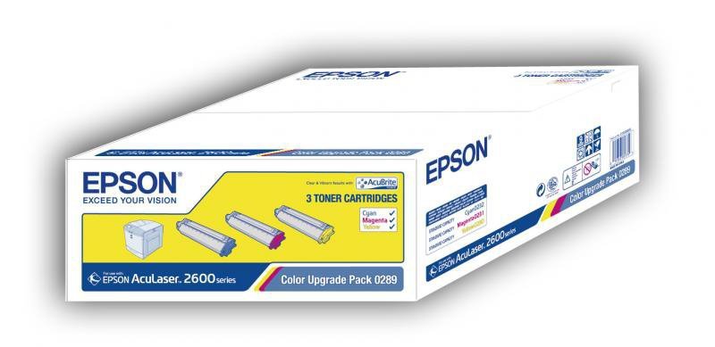 Toner Color Upgrade Pack do Epson AcuLaser 2600 Series (C^M^Y); wydajnosc 2 000 str.