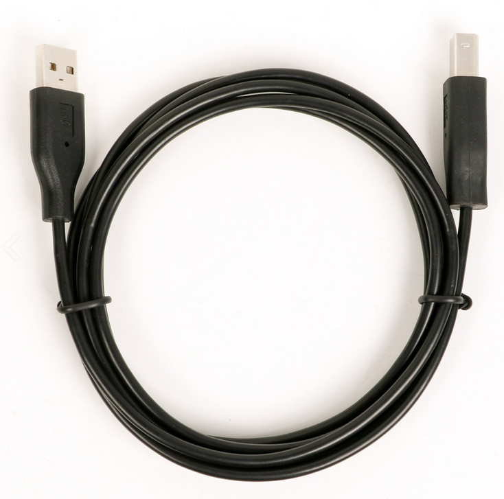 Kabel USB drukarkowy czarny 1,8 m