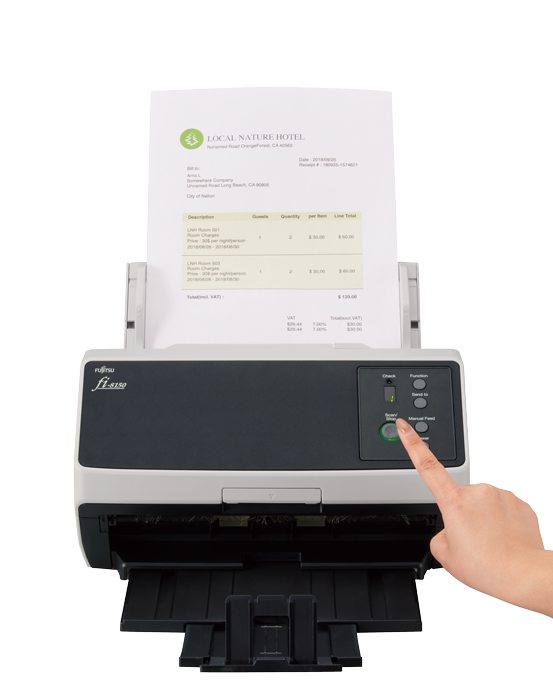 Skaner dokumentów Ricoh FI-8150  - bezpłatnie zarejestruj 3 lata gwarancji*, polska dystrybucja