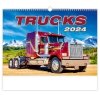 Kalendarz ścienny wieloplanszowy Trucks 2024 - okładka