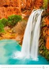 Kalendarz ścienny wieloplanszowy Waterfalls 2024 - czerwiec 2024