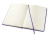 Notes A5 papier chamois w linie oprawa VIVA granatowa  z zamykaniem na gumkę