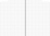 Notes A4 papier biały w kratkę - przykładowa kartka z notatnika