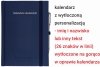 kalendarz książkowy tygodniowy akademicki na rok 25/26 z wytłoczoną personalizacją na okładce