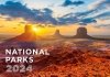 Kalendarz ścienny wieloplanszowy National Parks 2024 - okładka 
