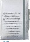 notes A5 z nadrukiem na okładce MUZYKA