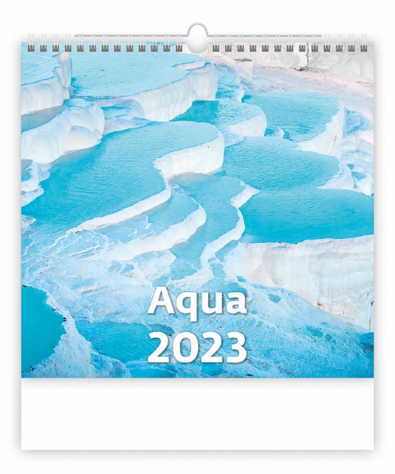 Kalendarz ścienny wieloplanszowy Aqua 2023 - okładka 