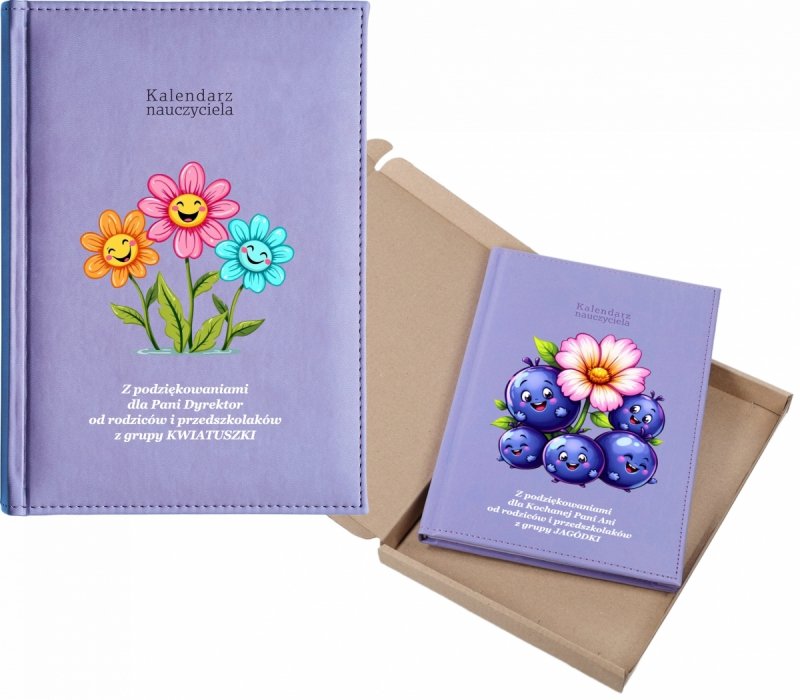 kalendarz dla nauczyciela na rok 2026/2027 z pudełkiem w komplecie