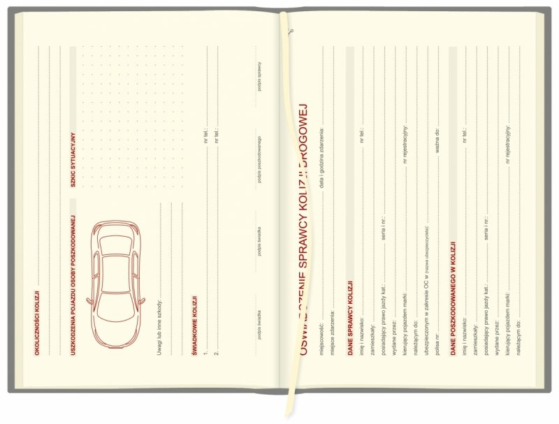 wspólne oświadczenie o zdarzeniu drogowym