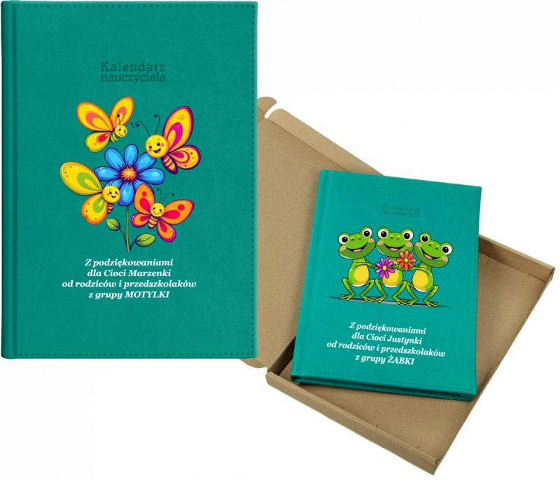 kalendarz dla nauczyciela na rok 2026/2027 z pudełkiem w komplecie