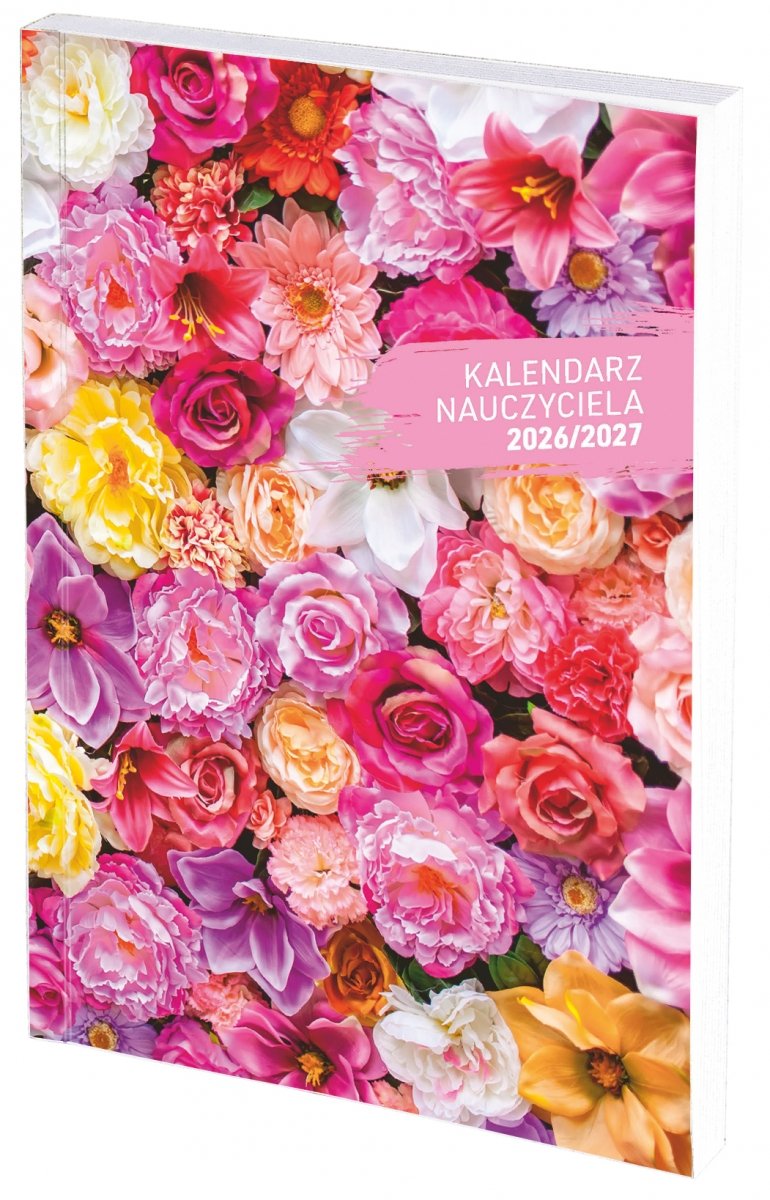 kalendarz książkowy tygodniowy w miękkiej oprawie na rok szkolny 2026/27