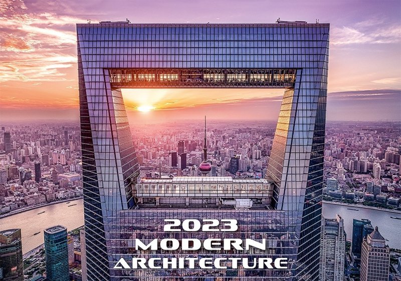 Kalendarz ścienny wieloplanszowy Modern Architecture 2023 - okładka