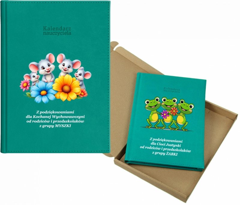 kalendarz dla nauczyciela na rok 2026/2027 z pudełkiem w komplecie