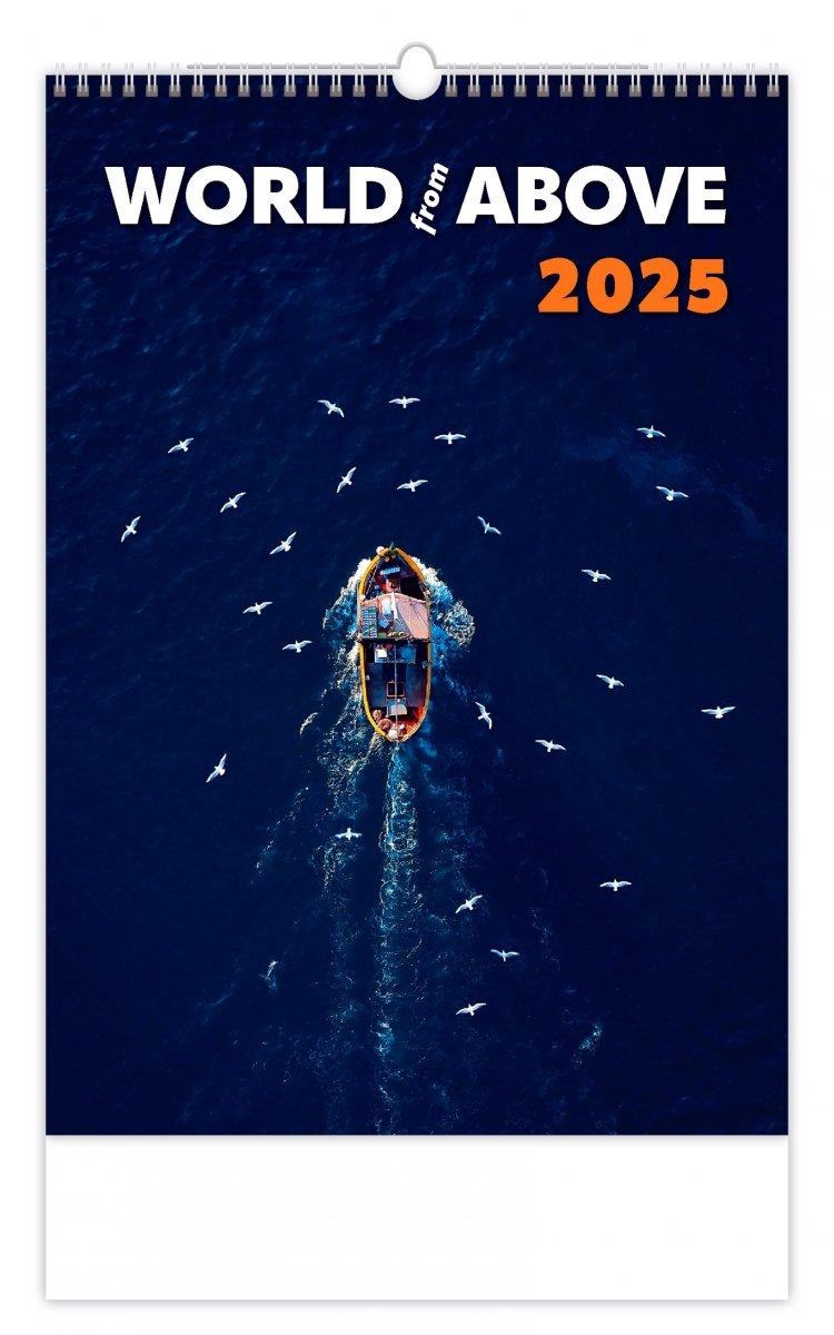 Okładka kalendarza ściennego World from Above 2025