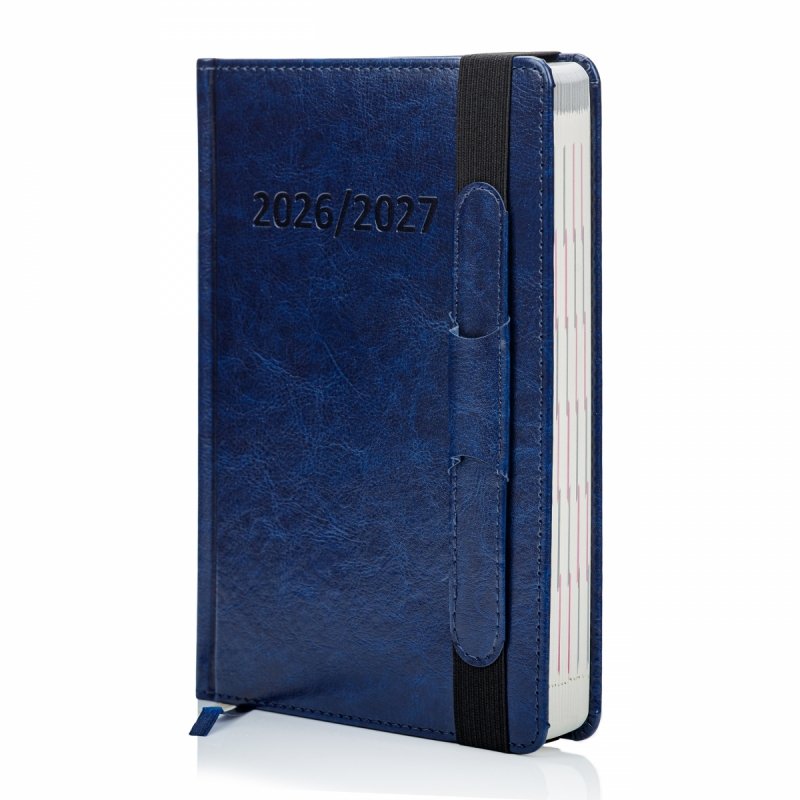 kalendarz książkowy 2026 w oprawie skóropodobnej