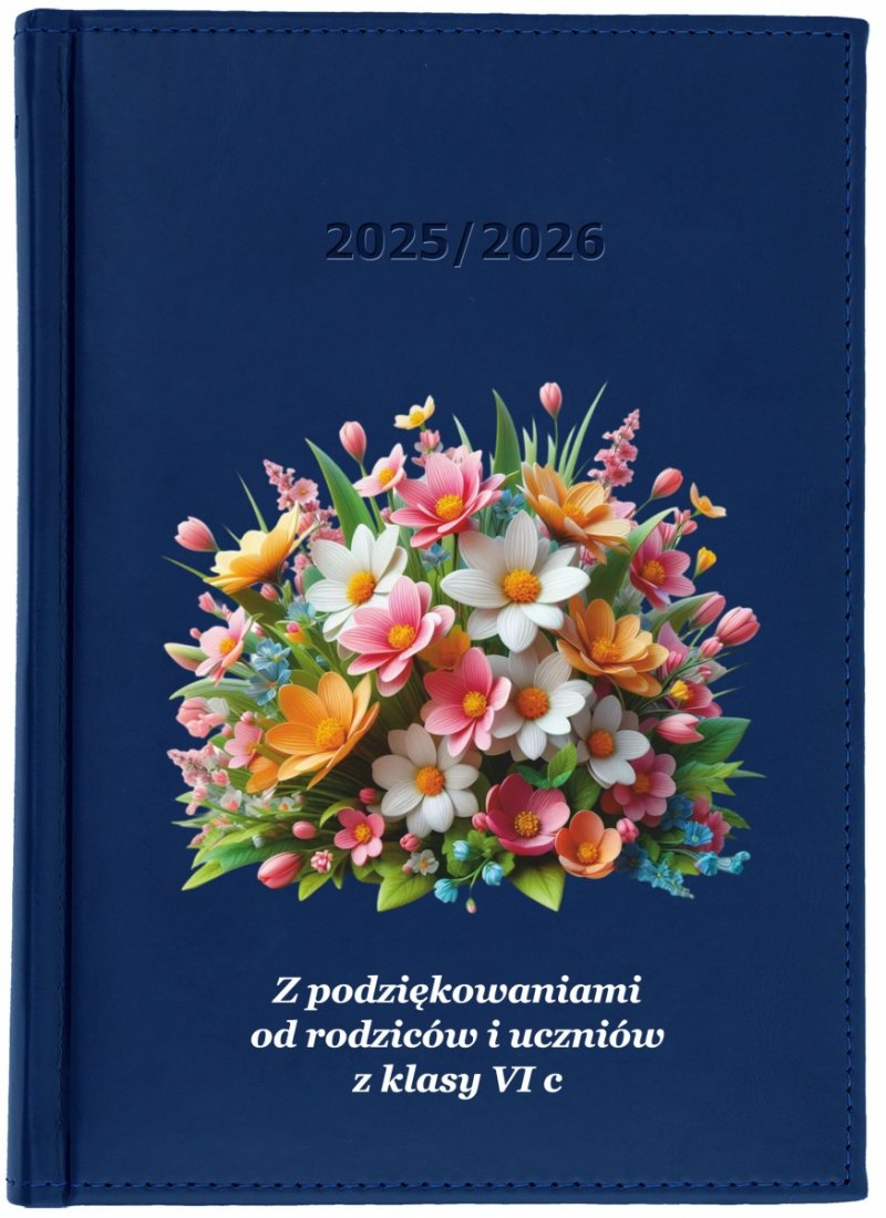 kalendarz książkowy na rok szkolny 2025/2026 z dedykacją dla nauczyciela