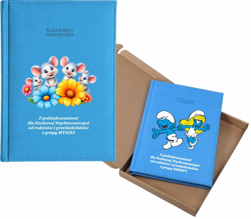 kalendarz dla nauczyciela na rok 2026/2027 z pudełkiem w komplecie