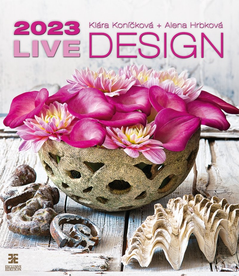 Kalendarz ścienny wieloplanszowy Live Design 2023 - exclusive edition - okładka