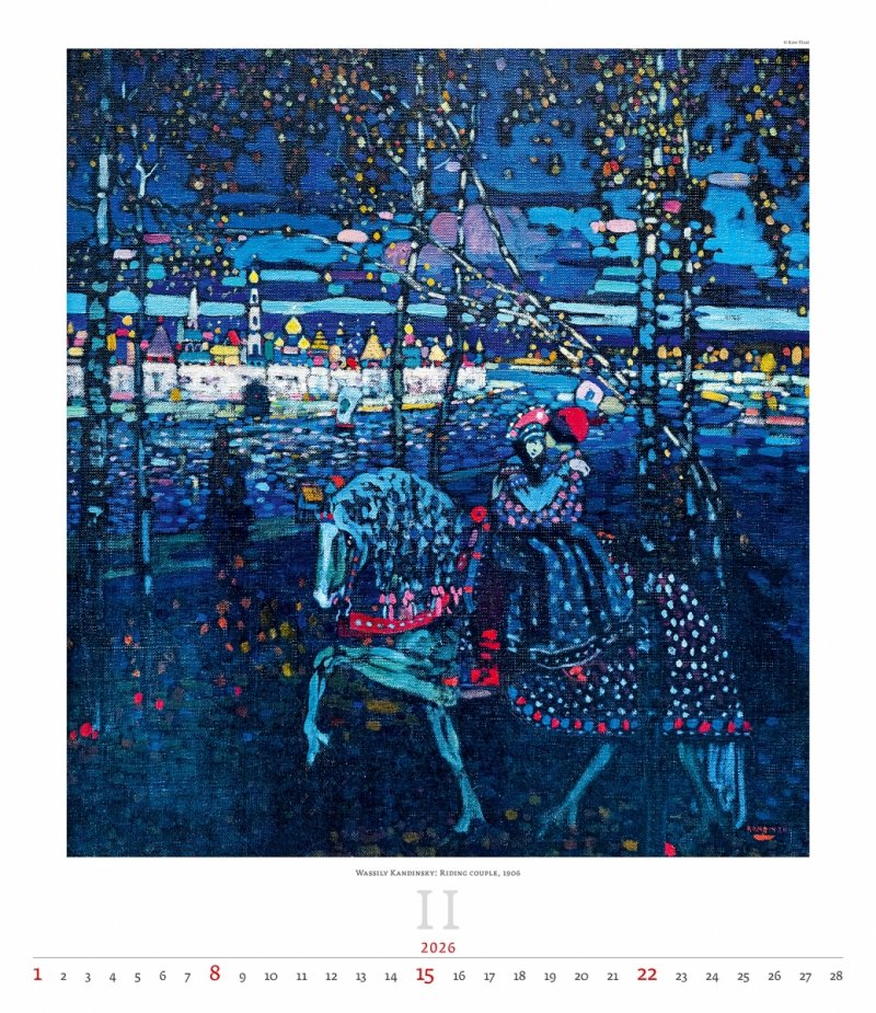 kalendarz wieloplanszowy Expressionism 2026