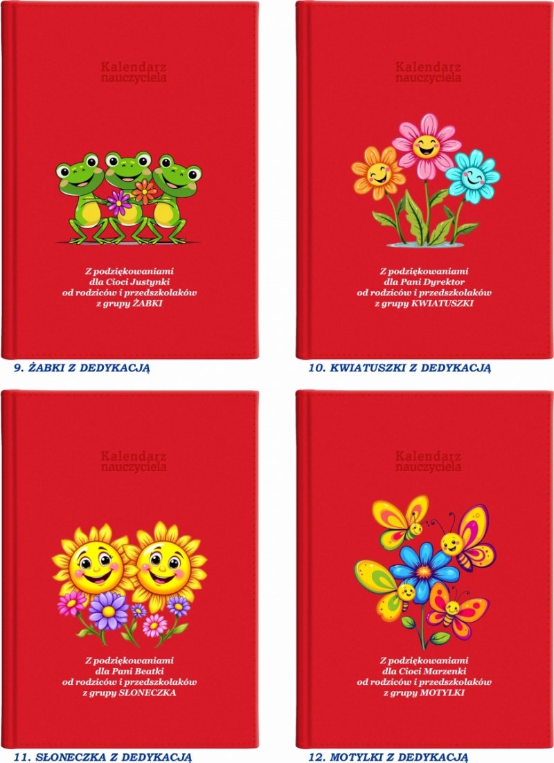 kalendarz dla wychowawcy przedszkolaków na rok 2026/27 z pudełkiem