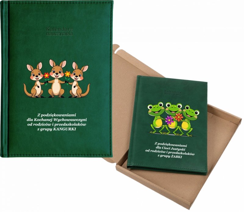 kalendarz dla nauczyciela na rok 2026/2027 z pudełkiem w komplecie