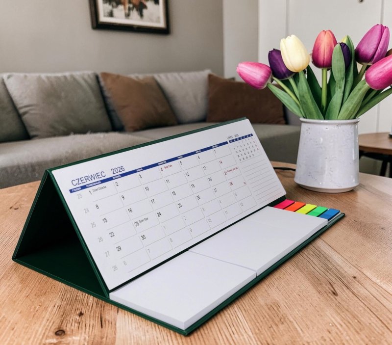kalendarz do postawienia na biurku od czerwca '26 do czerwca '27