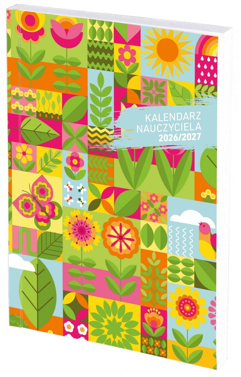 kalendarz nauczyciela tygodniowy w oprawie PCV na rok szkolny 2026/2027