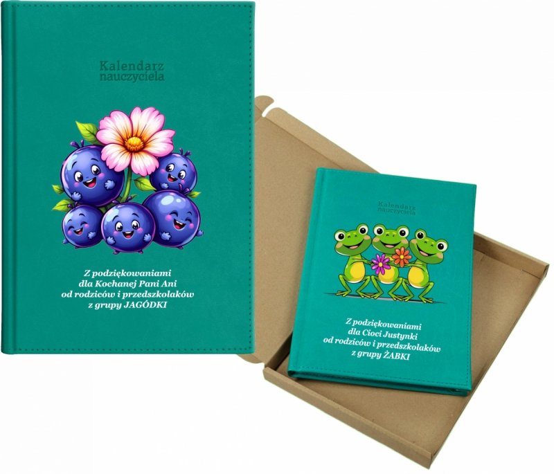 kalendarz dla nauczyciela na rok 2026/2027 z pudełkiem w komplecie