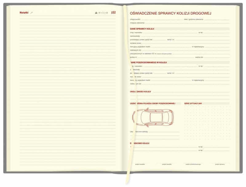 wspólne oświadczenie o zdarzeniu drogowym
