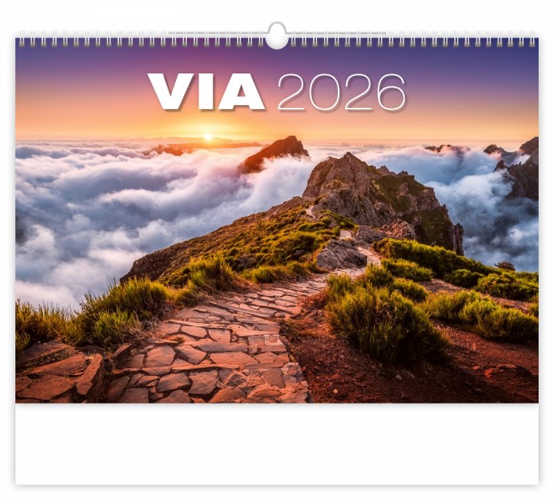 kalendarz ścienny wieloplanszowy Via na rok 2026