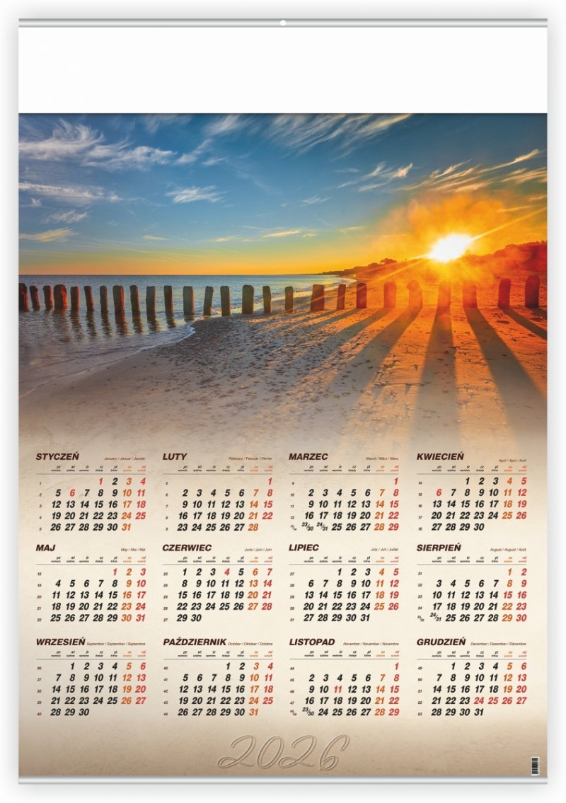 Kalendarz plakatowy B1/07 67x98 cm BAŁTYK