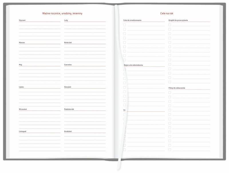ważne rocznice, imieniny, urodziny oraz cele na rok 2026