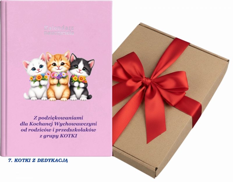 kalendarz dla nauczyciela na rok 2026/2027 z pudełkiem w komplecie